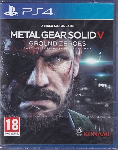 Metal Gear Solid V Ground Zeroes - i Folie - PS4 (AA-Grade) (Genbrug)